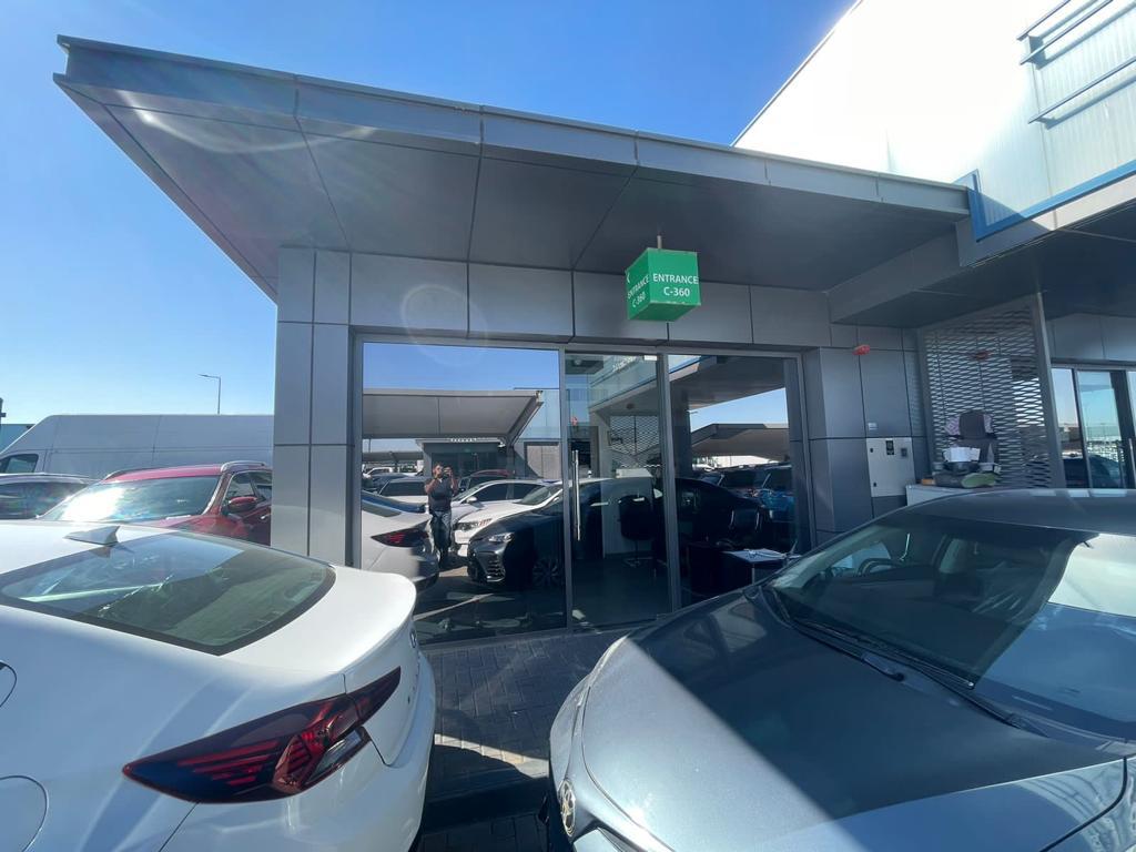 IN-OVATIVE AUTO WORKS UAE vehicle yard entrance